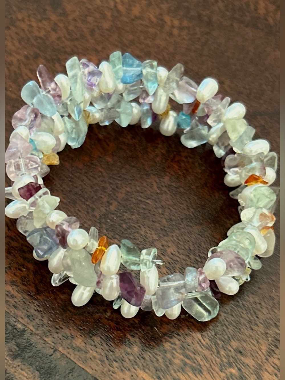 Fluorite and Pearls